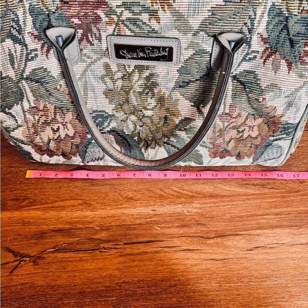 Diane Von Furstenberg Vintage Floral Oversized Tapestry Satchel Doctor DVF